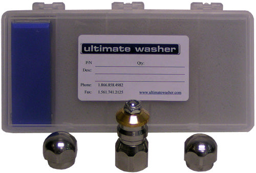 3 PC 1/8" NPT Sewer Nozzle Kit