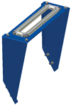 4-Way Top Rewind Roller Hose Guide