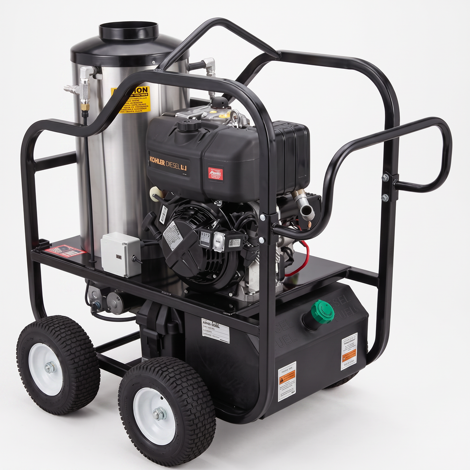 3200 PSI Diesel Hot Water Power Pressure Washer