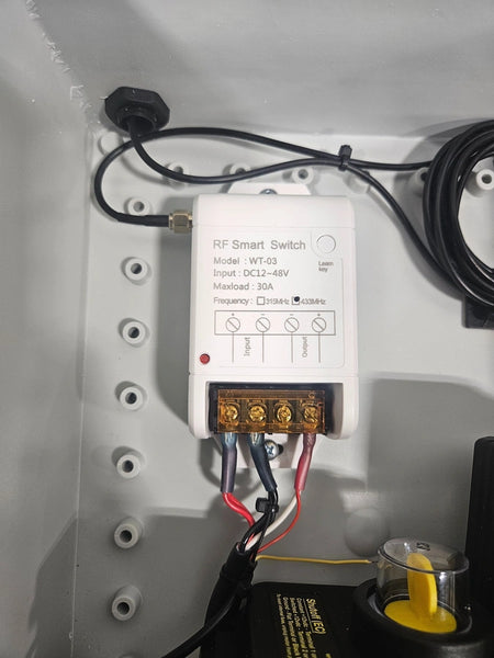 Botton of HydroJet Switch Remote