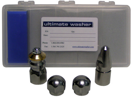 4 PC 3/8" NPT Sewer Nozzle Kit