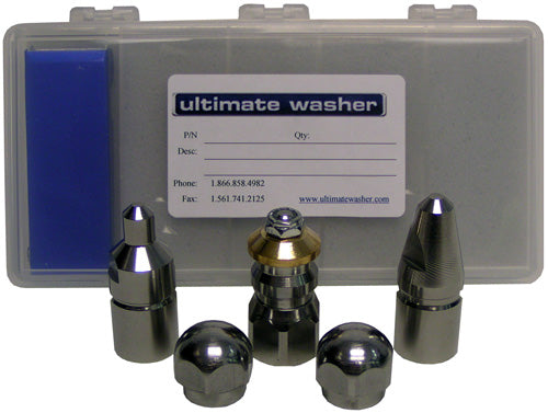 5 PC 1/8" NPT Sewer Nozzle Kit