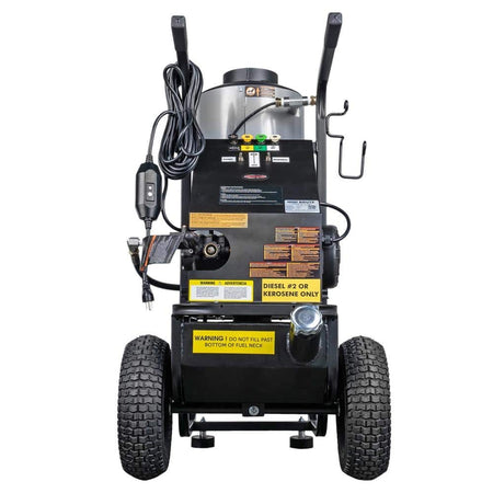1500 PSI at 1.8 GPM Mini Brute Hot Water Pressure Washer with 50FT Hose