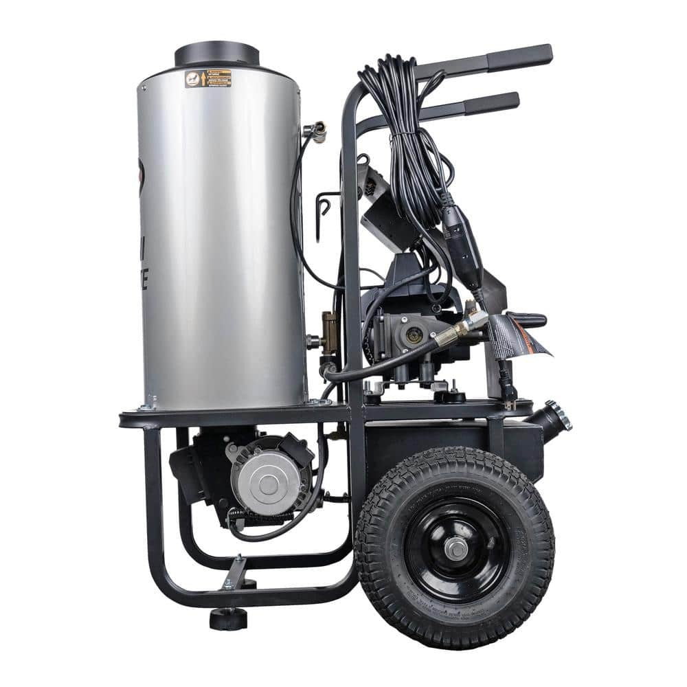 1500 PSI at 1.8 GPM Mini Brute Hot Water Pressure Washer with 50FT Hose