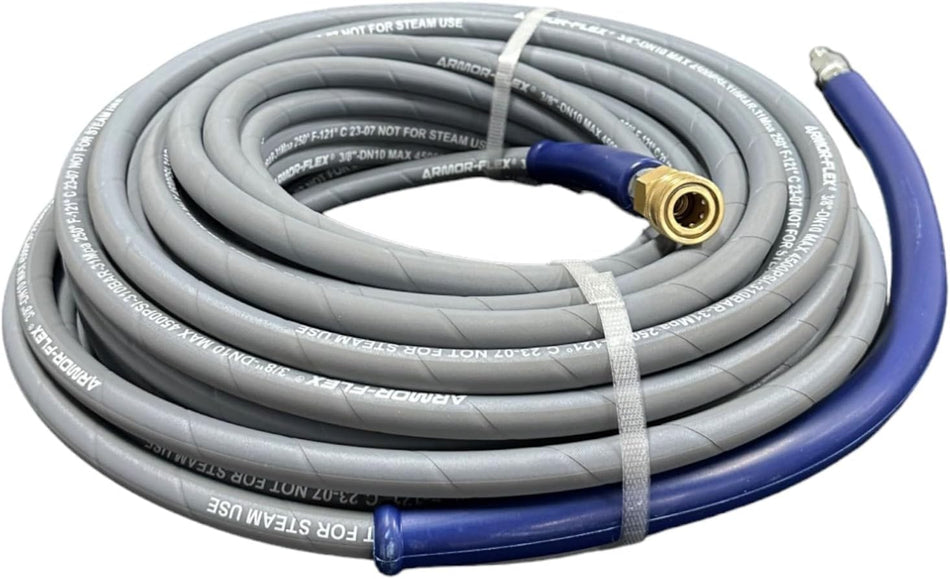 3/8 in. x 100 ft. Non-Marking 4000 PSI Pressure Washer Replacement Hose with Quick Connect