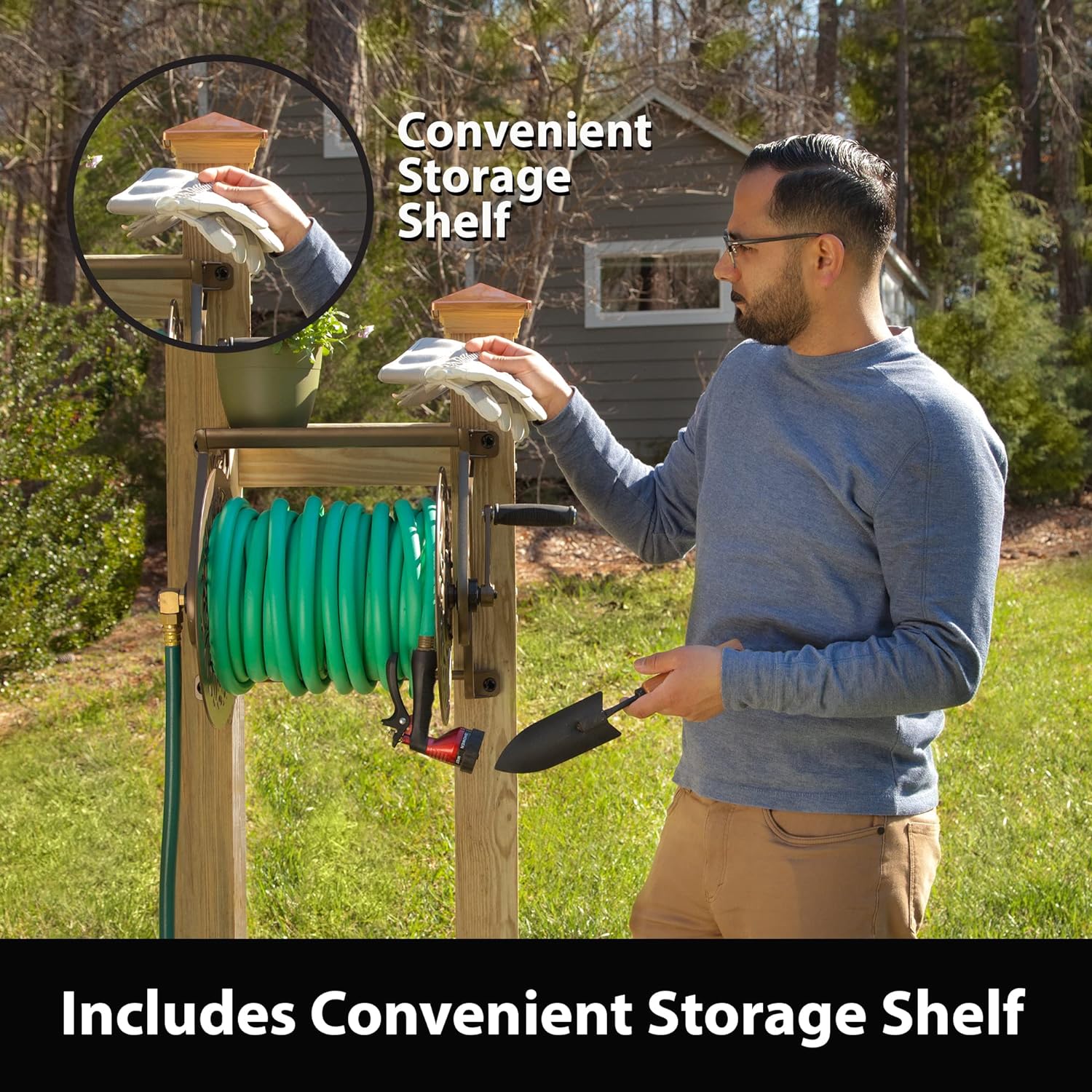Decorative Wall Mount Garden Reel