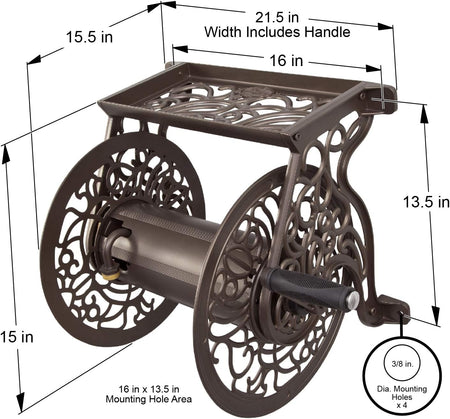 Decorative Wall Mount Garden Reel