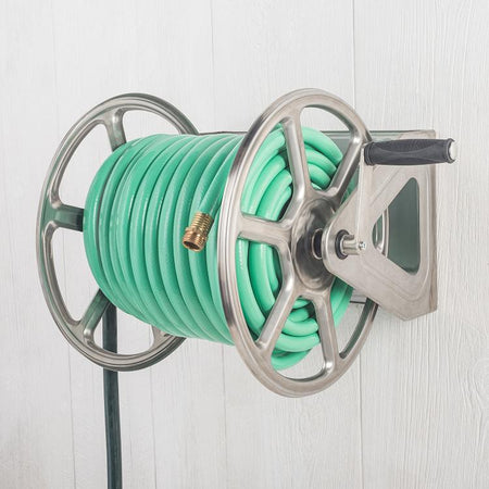 3-in-1 SS Garden Hose Reel