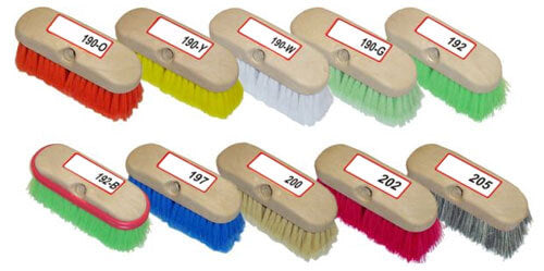 8" Soft Poly Wash Brush w/ Bmpr