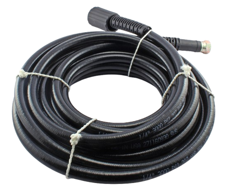 25 FT 2250 PSI Residential Pressure Hose M22x1.5 Fitting Inlet