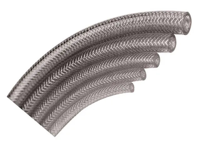 100 FT Clear Reinforced Tubing 3/8" x 1/2"