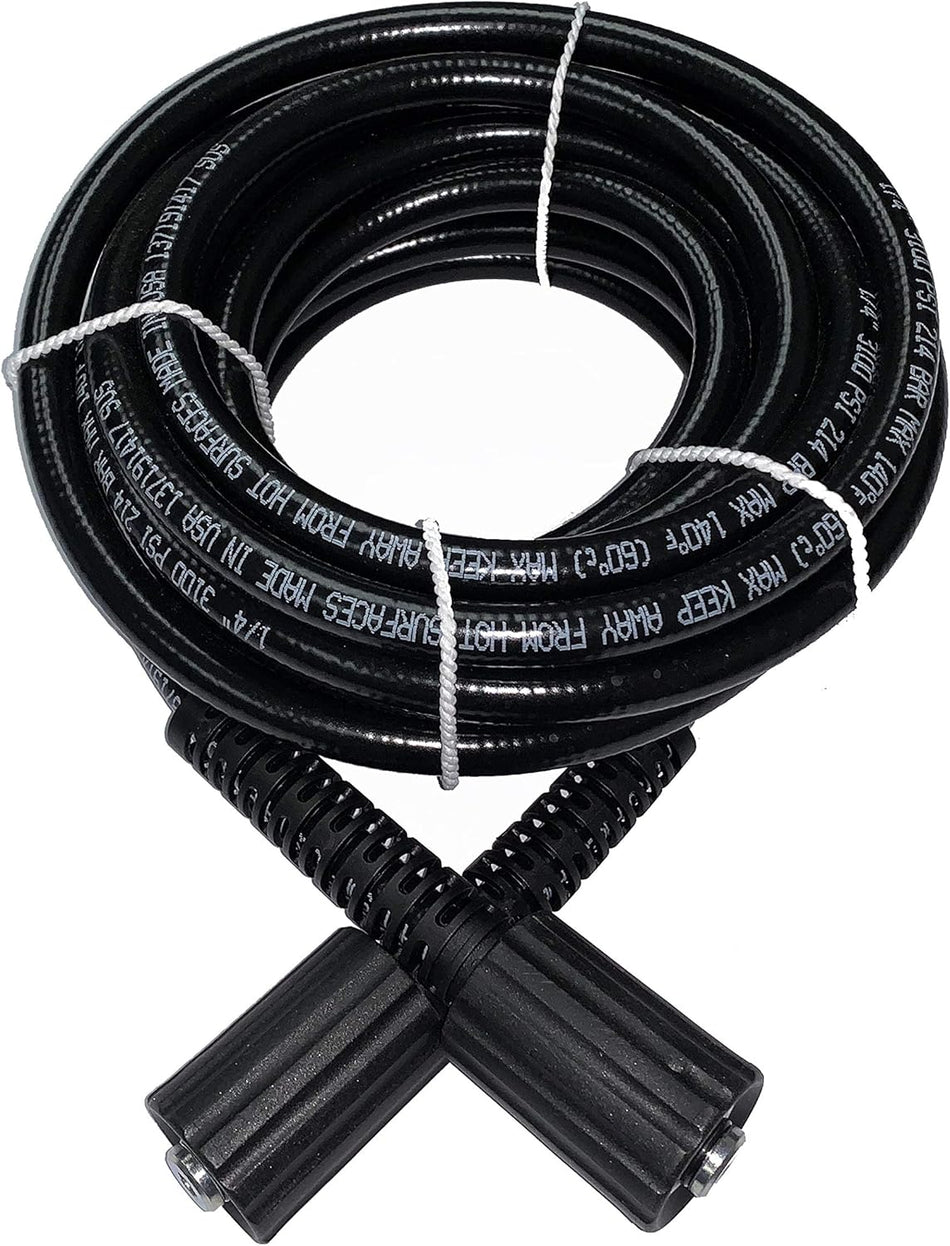 25ft Replacement Pressure Washer Hose, 3100 PSI | Fits Craftsman, Generac, Briggs & Stratton