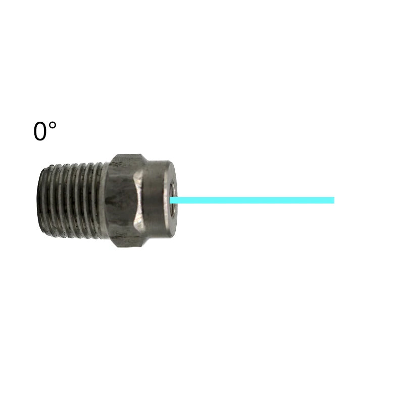 0 deg. 1/4" Stainless MEG Nozzle