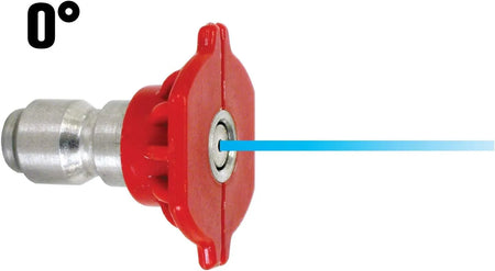 0 deg. spray nozzle -9.0 (red)
