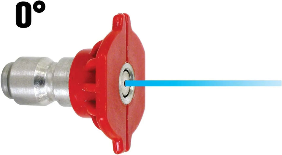 0 deg. spray nozzle -9.0 (red)