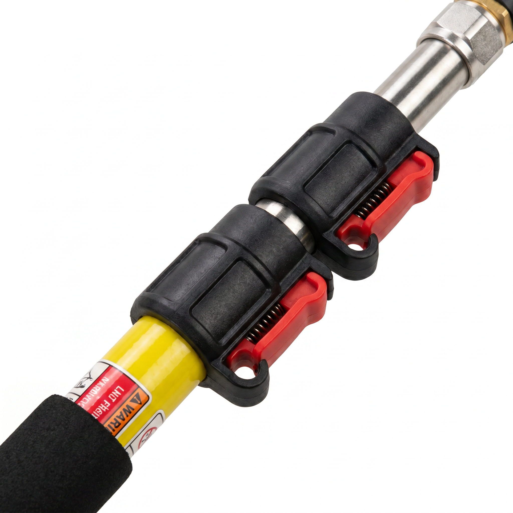 level lock of the 4000 PSI 24 FT Telescoping Pressure Washer Wand