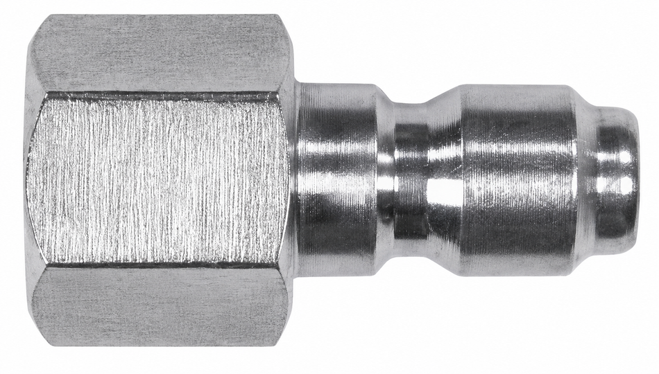 Plated Steel Plug 1/4" FNPT to Quick-Connect