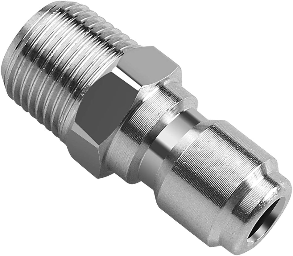 3/8" MPT Stainless Steel QC Plug