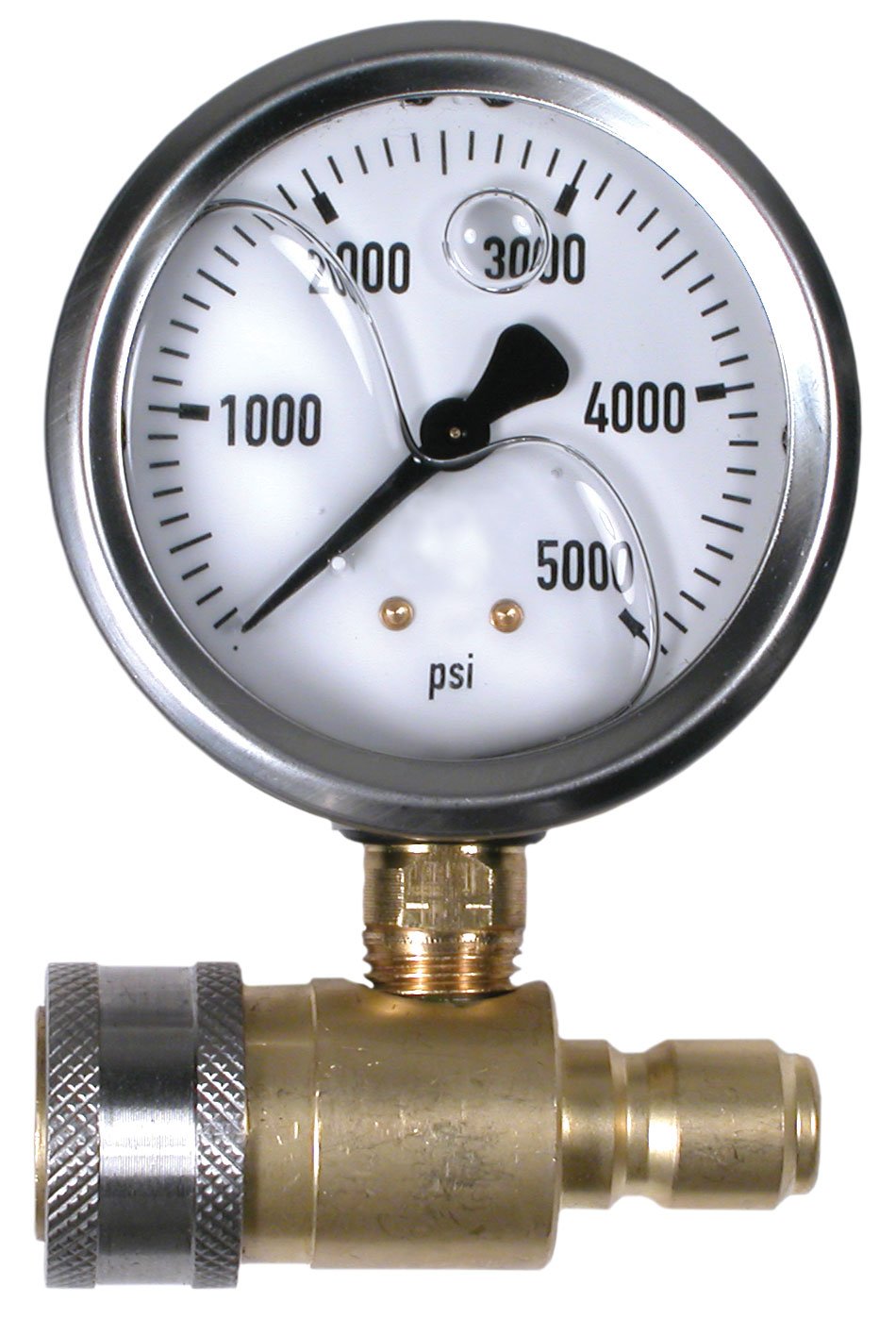 Pressure Gauge with Quick Connect Fitting