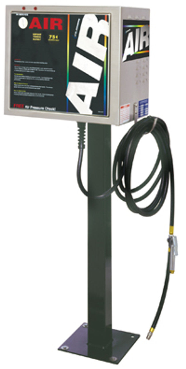 Air Machine with Hose Hanger, Compressor and Coin Acceptor - 50 Hz - International Only
