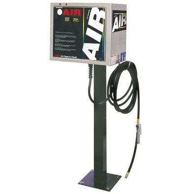 Air Machine with Hose Hanger, Compressor and Coin Acceptor - Vault Ready