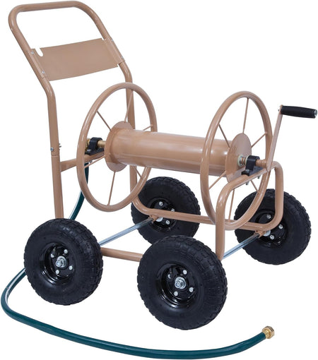 4 Wheel Industrial Hose Reel Cart