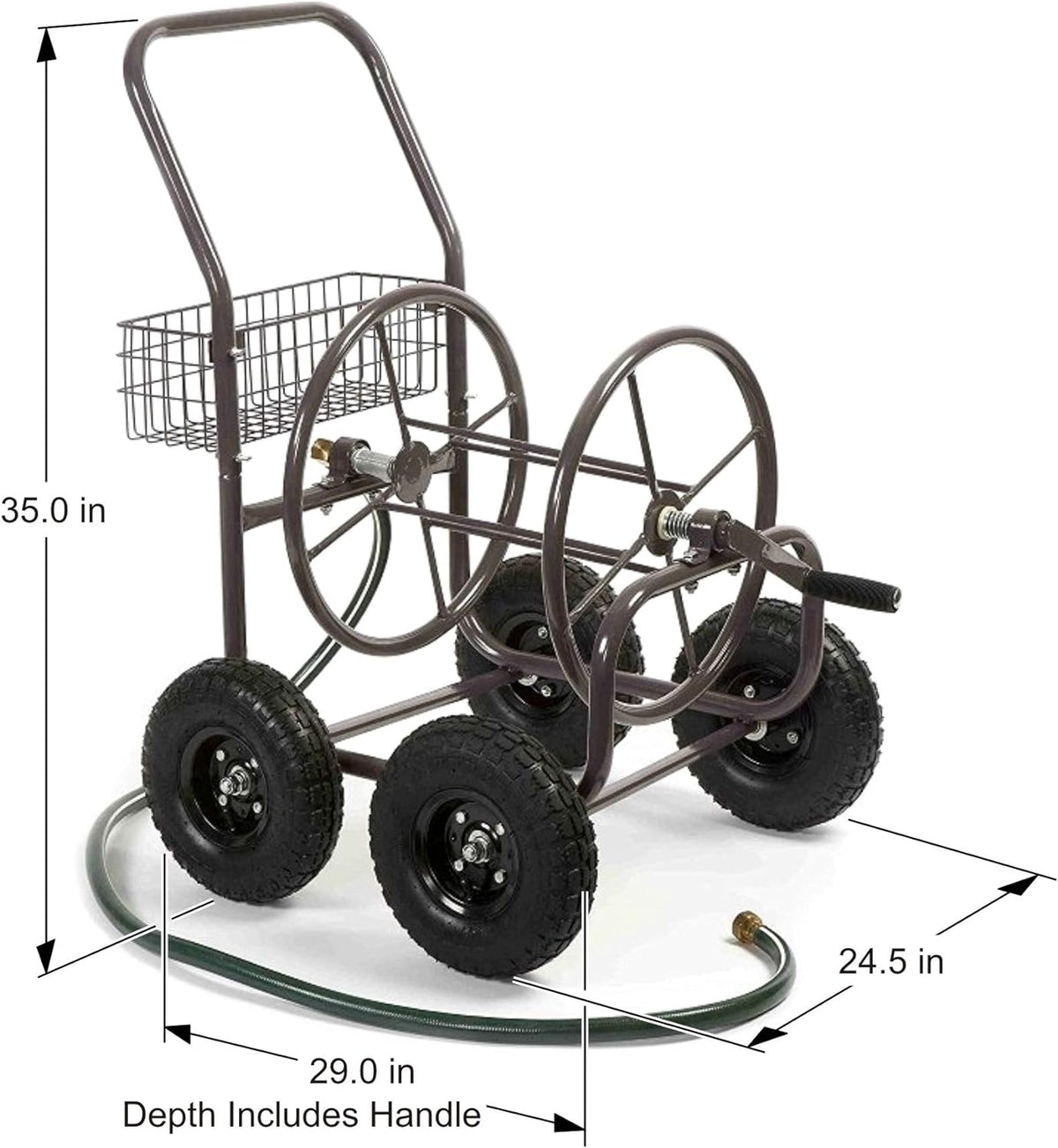 4 Wheel Hose Reel Cart