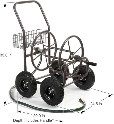 4 Wheel Hose Reel Cart