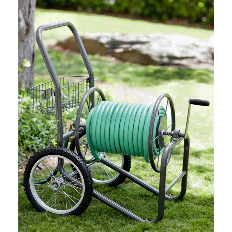 2 Wheel Industrial Hose Reel Cart