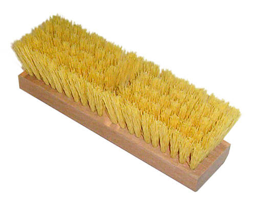 10" Poly Cream Deck Brush