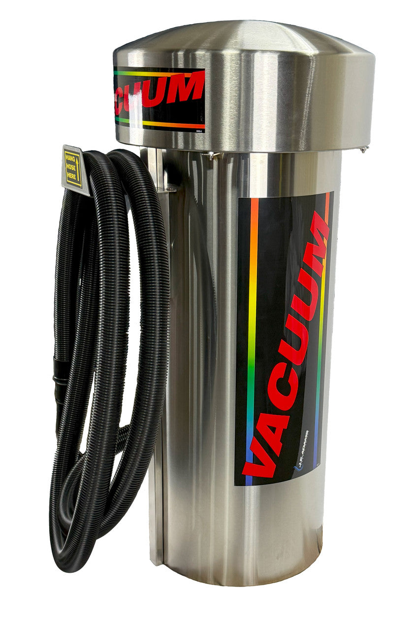 3-Motor Large Stainless Steel Dome Commercial Vacuum