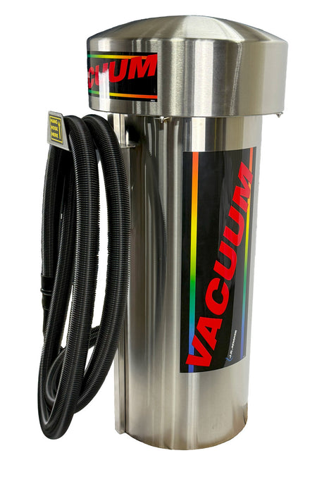 3-Motor Large Stainless Steel Dome Commercial Vacuum
