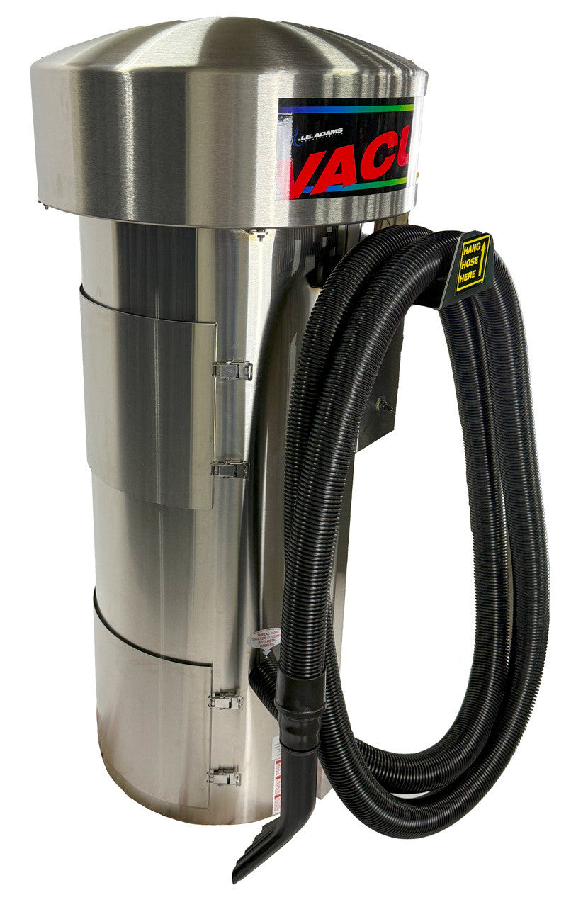 3-Motor Large Stainless Steel Dome Commercial Vacuum