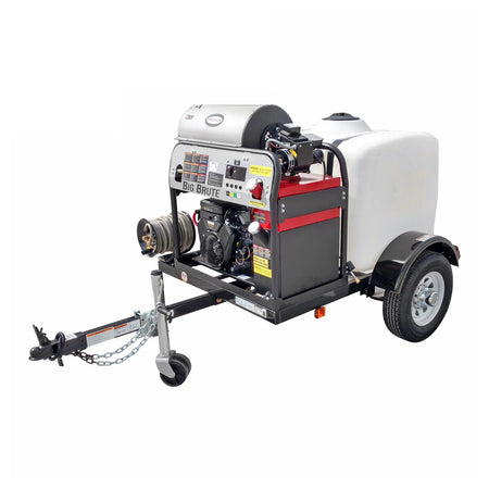 Trailer Pressure Washer with 479cc Vanguard E-Start 4000 @ 4gpm 200gal Comet 9' LOA, 200gal tank, 3500lb axle