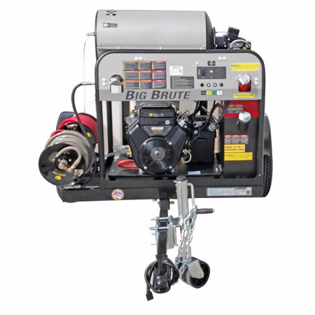 Trailer Pressure Washer with 479cc Vanguard E-Start 4000 @ 4gpm 200gal Comet 9' LOA, 200gal tank, 3500lb axle