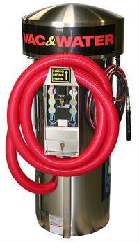 Vacuum & Water Combo Unit (25' pressure hose with trigger gun for washdown)