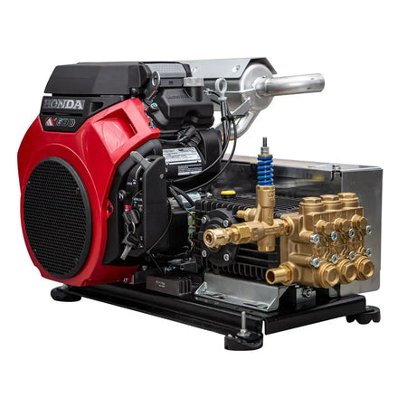 3500 PSI 8 GPM Skid Pressure Washer with Electric Start