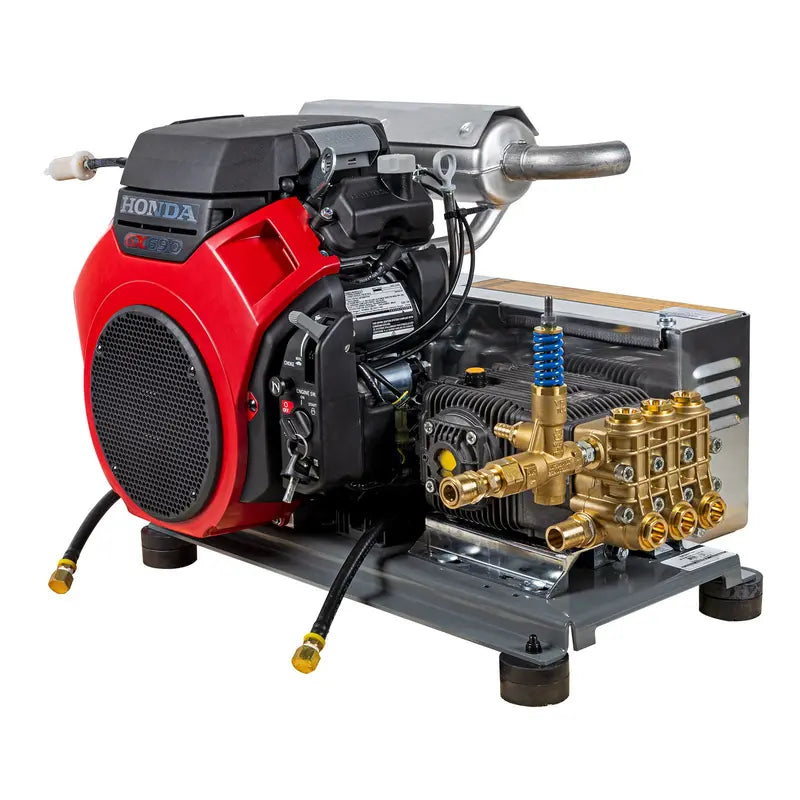 3500 PSI 8 GPM Skid Pressure Washer with Electric Start