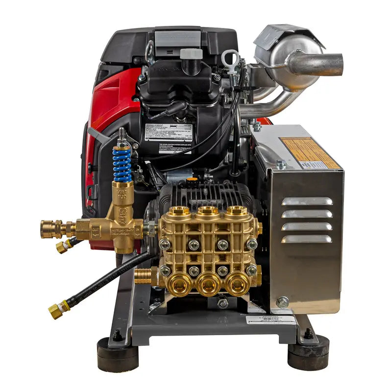 3500 PSI 8 GPM Skid Pressure Washer with Electric Start