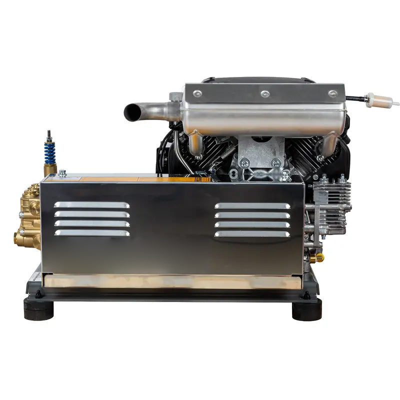 3500 PSI 8 GPM Skid Pressure Washer with Electric Start