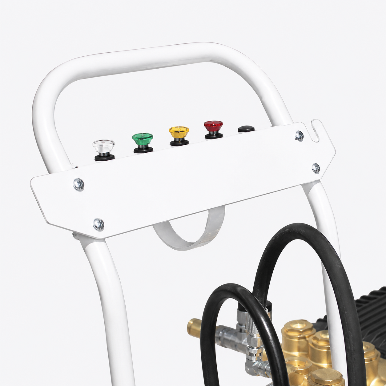 nozzle holder of the 5000 PSI 460 V Belt Drive Electric Pressure Washer