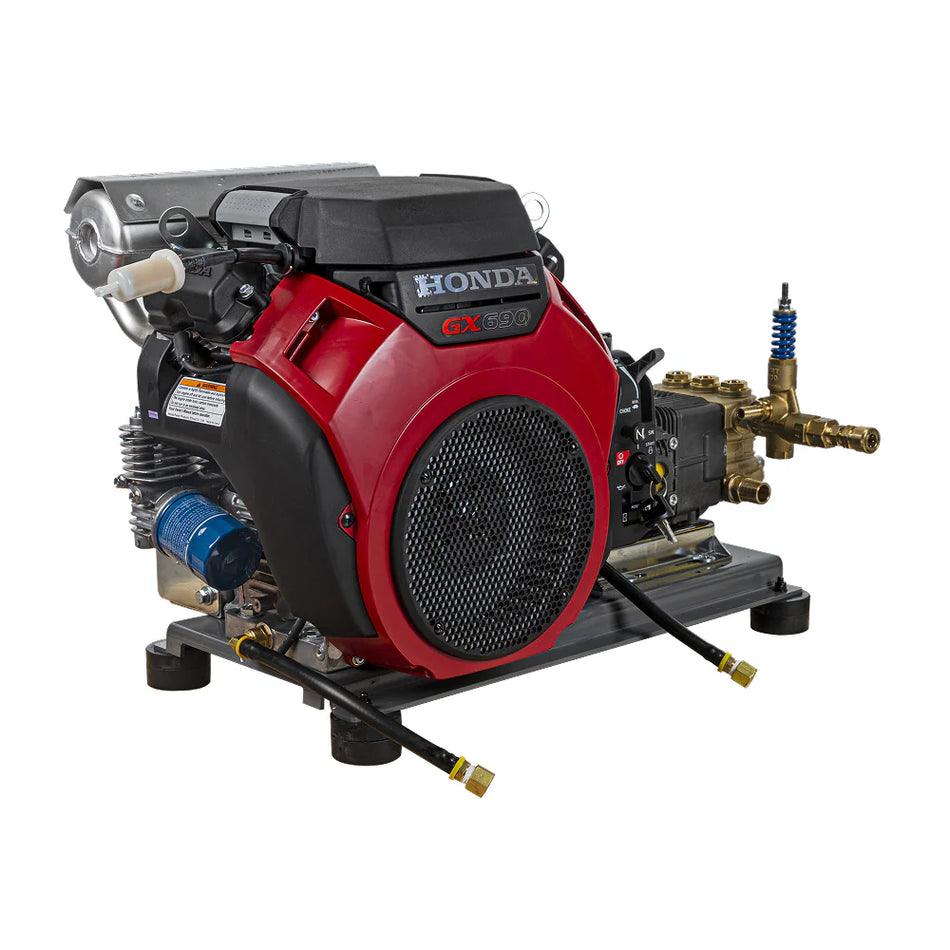 4,000 PSI 8.2 GPM Truck Mount Gas Pressure Washer with Honda GX690 Engine