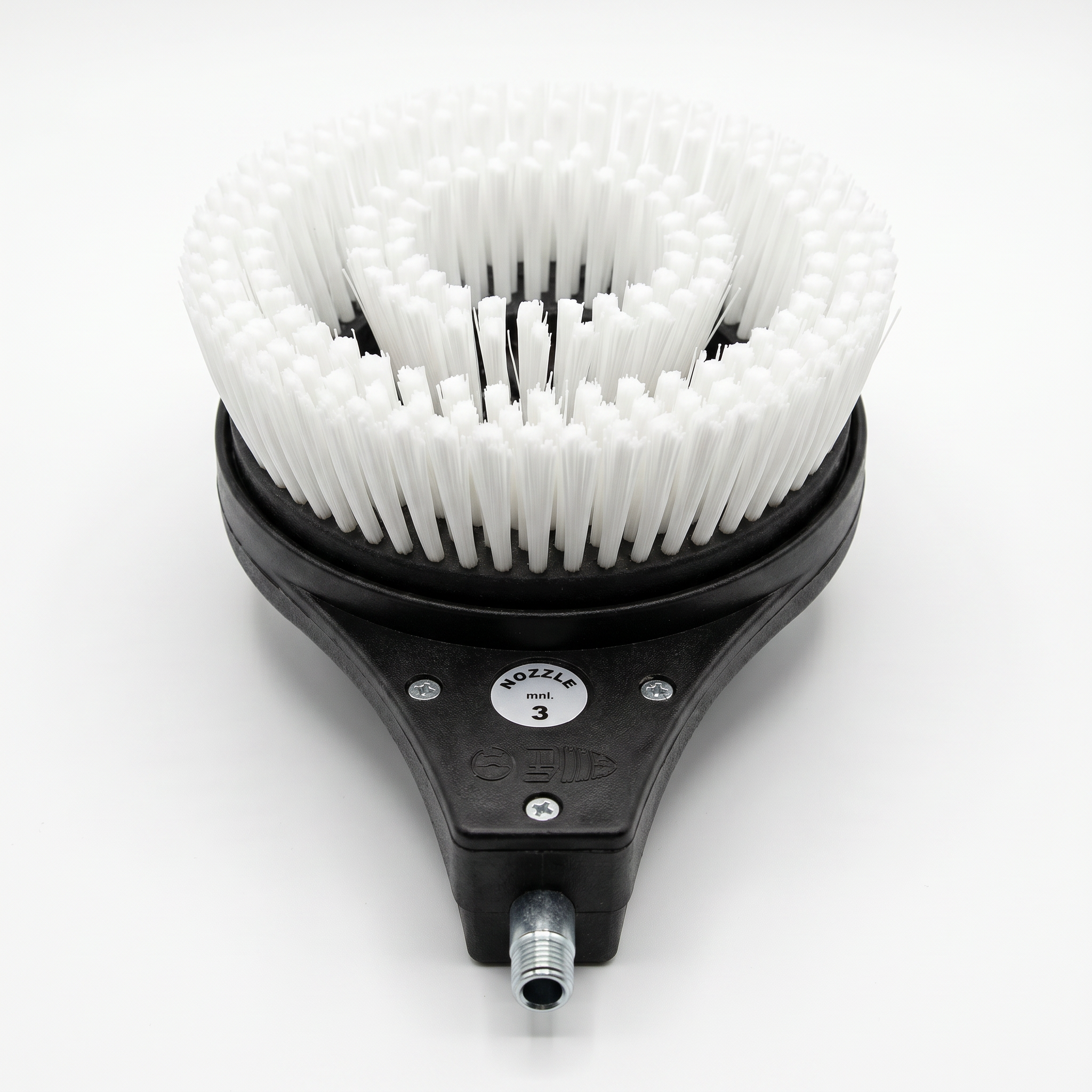 White Nylon Bristles Rotating Brush
