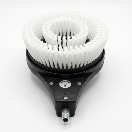 White Nylon Bristles Rotating Brush