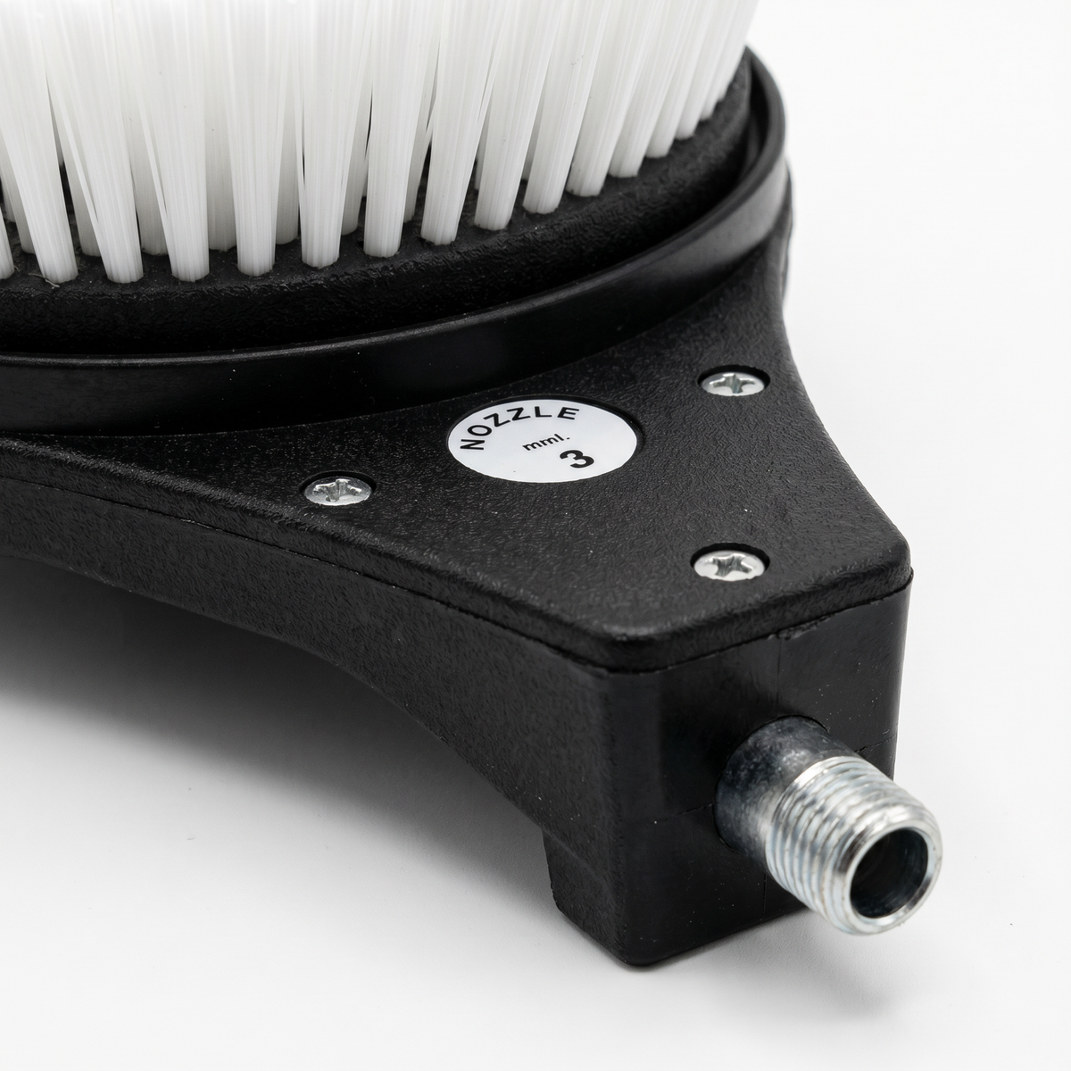 button view of White Nylon Bristles Rotating Brush