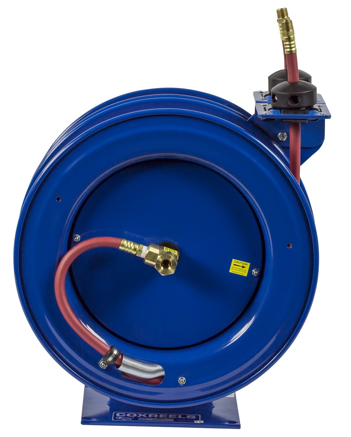 25 FT x 3/8" Spring Driven Dual Retractable Reel with Hose