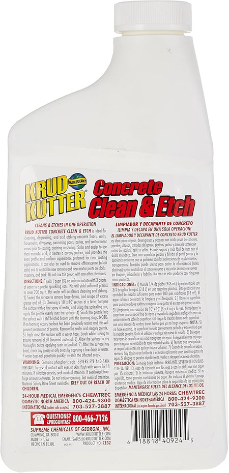 32oz Concrete Clean & Etch (case of 6)