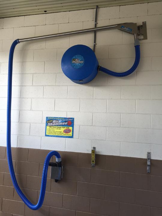 Hand Held Dryer System for Car Wash Bay
