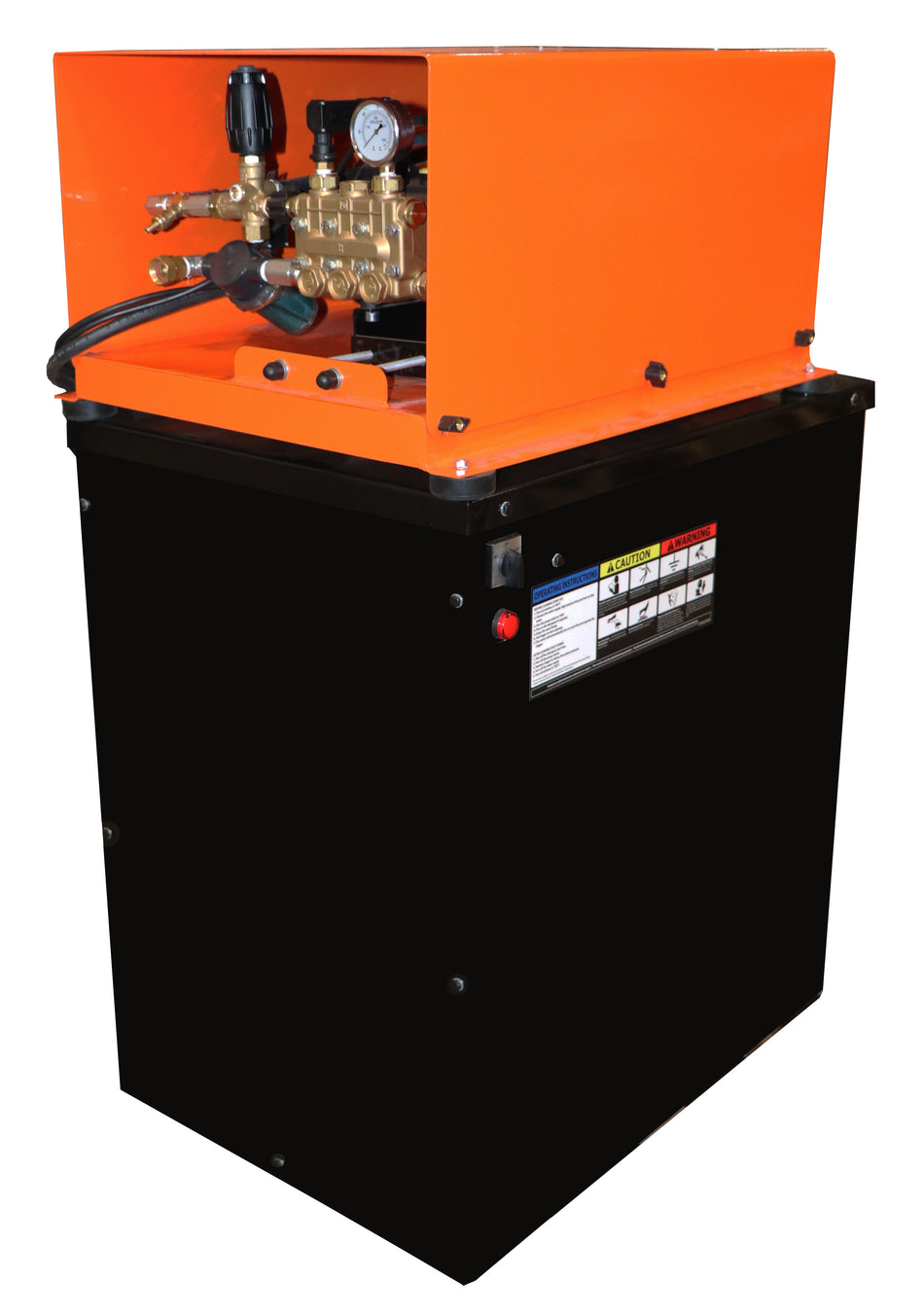 2000 PSI @ 4.0 GPM Industrial Hot Water Fully Electrically Heated - Belt Drive 5 HP 208V-3PH Pressure Washer