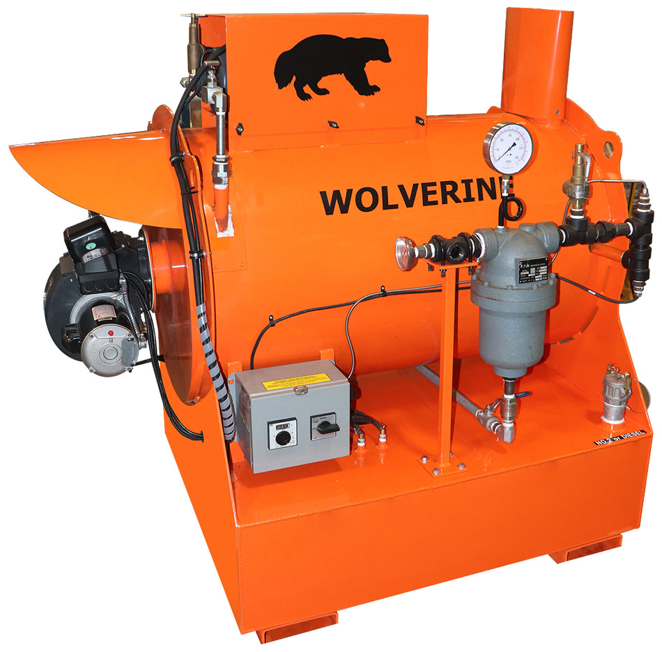 Oil Fired Dry Steam Generator - 1,500,000 BTU 2 HP 110V-1PH